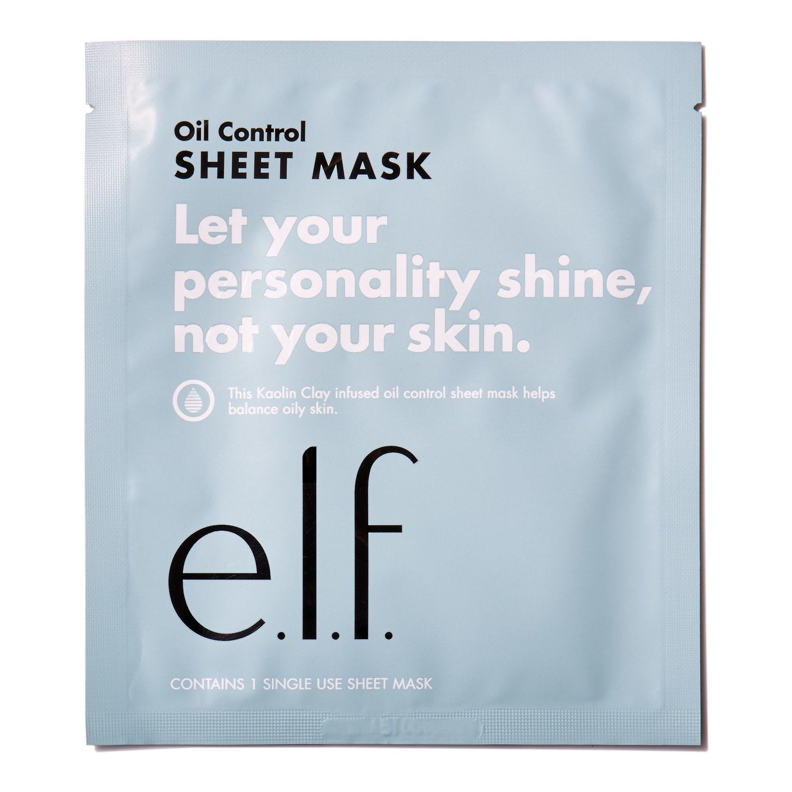 Máscara Facial – Elf – Oil Control Sheet Mask - Sim Presentes