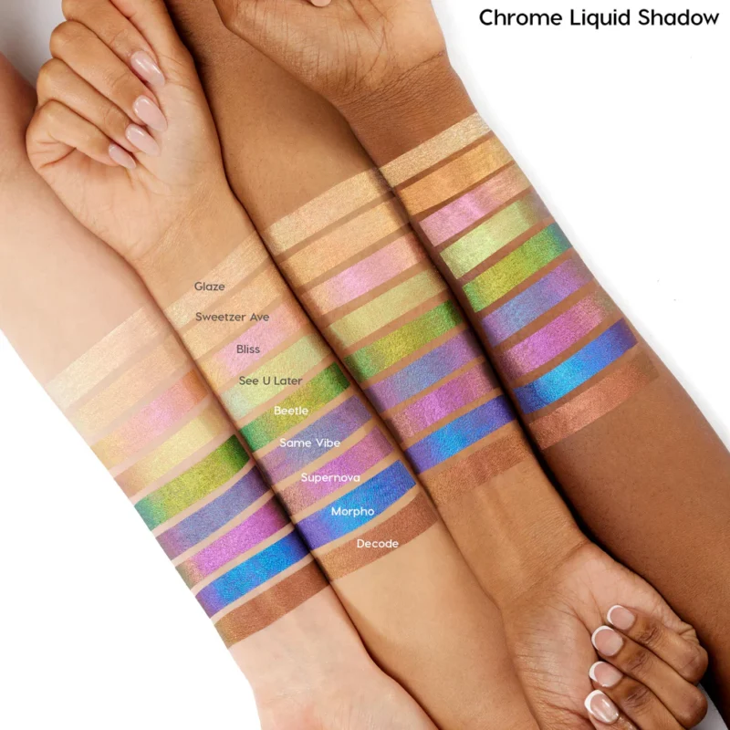 Sombra Líquida - ColourPop - Chrome Eyeshadow - Decode - Imagem 6