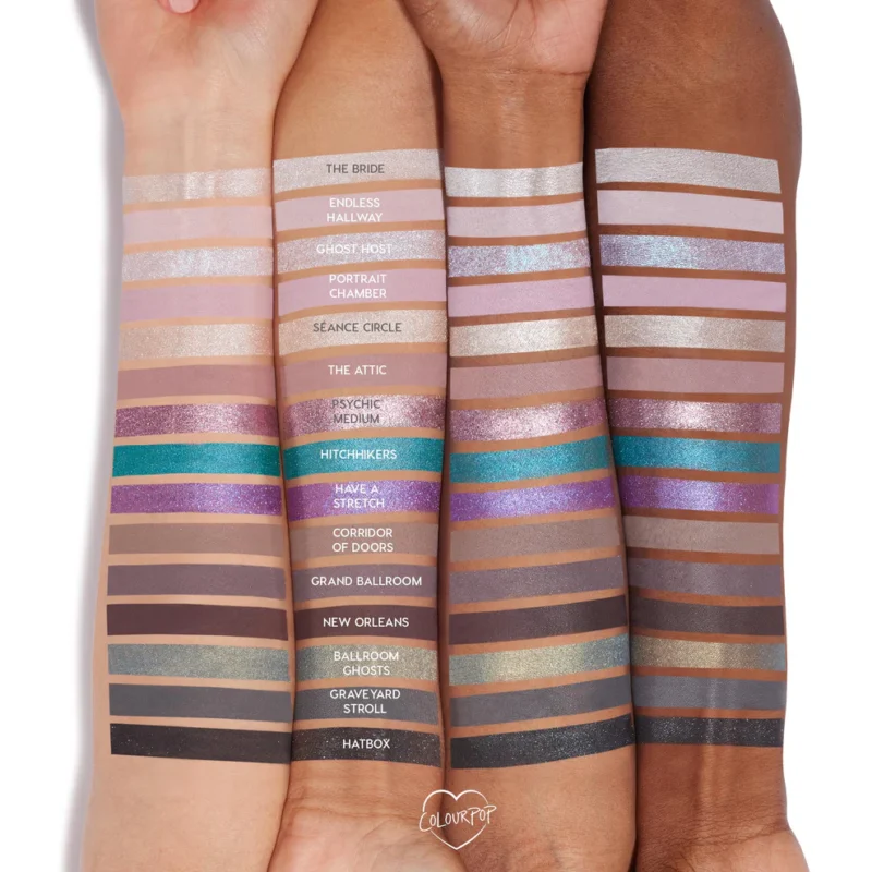 Paleta de Sombras - ColourPop X Disney - Haunted Mansion - Welcome Foolish Mortals - Imagem 3